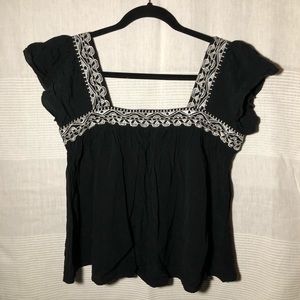 Black forever21 blouse. Size L